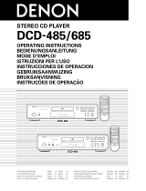 Denon DCD-485 de handleiding