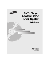 Samsung DVD-P380 Handleiding