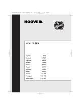 Hoover HDC 75 TEX Handleiding