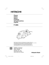 Hitachi F-30A Handleiding