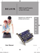 Belkin USB 2.0 AND FIREWIRE 6-PORT PCI CARD de handleiding