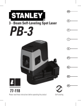 Stanley PB3 Handleiding