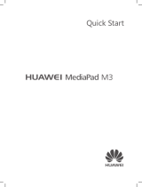 Huawei  MediaPad M3 Snelstartgids