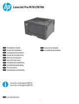 HP LaserJet Pro M706 Installatie gids