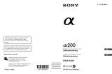 Sony DSLR-A200 de handleiding