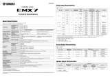 Yamaha EMX7 Powered Mixer Specificatie