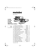 Metabo SR 356 Handleiding
