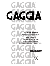 Gaggia 10001802 Handleiding