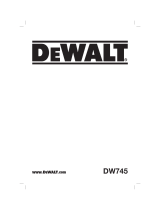 DeWalt DW745 T 4 de handleiding