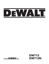 DeWalt DW712 Handleiding