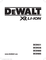 DeWalt DCD980 Handleiding
