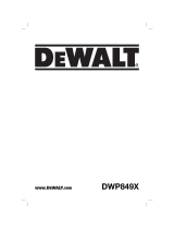 DeWalt DWP849X Handleiding