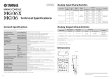Yamaha MG06X Specificatie