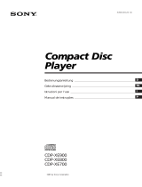 Sony CDP-XE700 Handleiding
