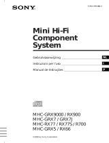 Sony MHC-RX66 de handleiding