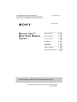 Sony BDV-EF1100 Referentie gids