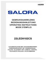 Salora 22LED9112CSW Operating Instructions Manual
