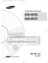 Samsung DVD-HR737 Handleiding