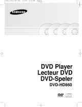 Samsung DVD-HD860 Handleiding