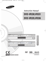 Samsung DVD-VR335 Handleiding