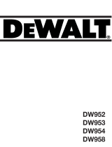 DeWalt DW952K Handleiding
