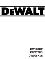 DeWalt DW996 Handleiding