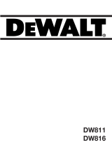 DeWalt DW816 T 1 de handleiding