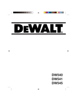 DeWalt DW540 T 2 de handleiding