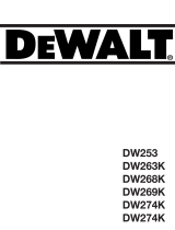 DeWalt DW274SD Handleiding