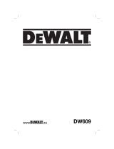DeWalt DW609 de handleiding