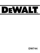 DeWalt DW744 T 2 de handleiding