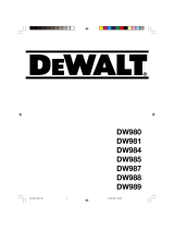 DeWalt DW981 Handleiding