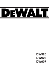 DeWalt DW925K T 1 Handleiding
