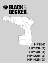 BLACK+DECKER HP142KD Handleiding