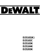 DeWalt D25102C Handleiding