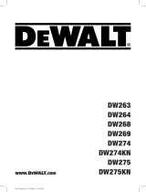 DeWalt DW274K Handleiding