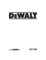 DeWalt D271059 Handleiding