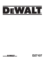 DeWalt D27107 T 2 de handleiding