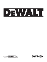 DeWalt DW743N-AR Handleiding