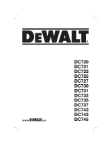 DeWalt DC722C2 Handleiding