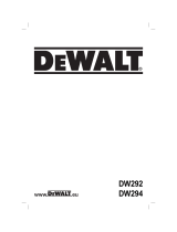 DeWalt DW 292 de handleiding