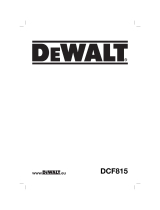 DeWalt DCF815 Handleiding