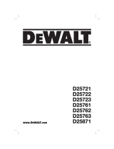 DeWalt D25761K Handleiding