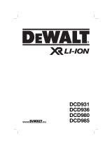 DeWalt DCD985 de handleiding