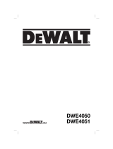 DeWalt DWE4051 T 1 de handleiding
