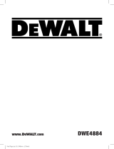 DeWalt DWE4884 Handleiding