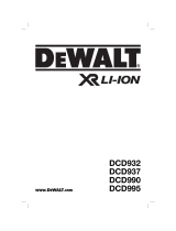 DeWalt DCD990 Handleiding