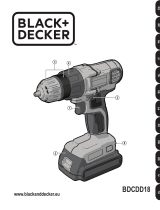 Black & Decker 1-Gang Akku-Bohrschrauber 18 Volt BDCDD18N de handleiding