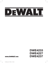 DeWalt DWE4237 Handleiding