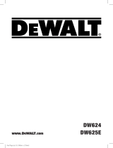 DeWalt DW624 Handleiding